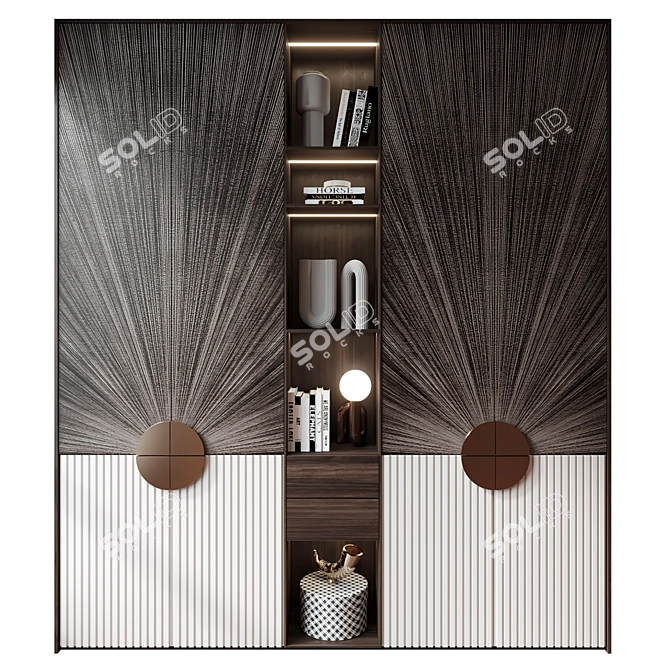 Modular Decor Furniture GHS-2368 3D model image 1