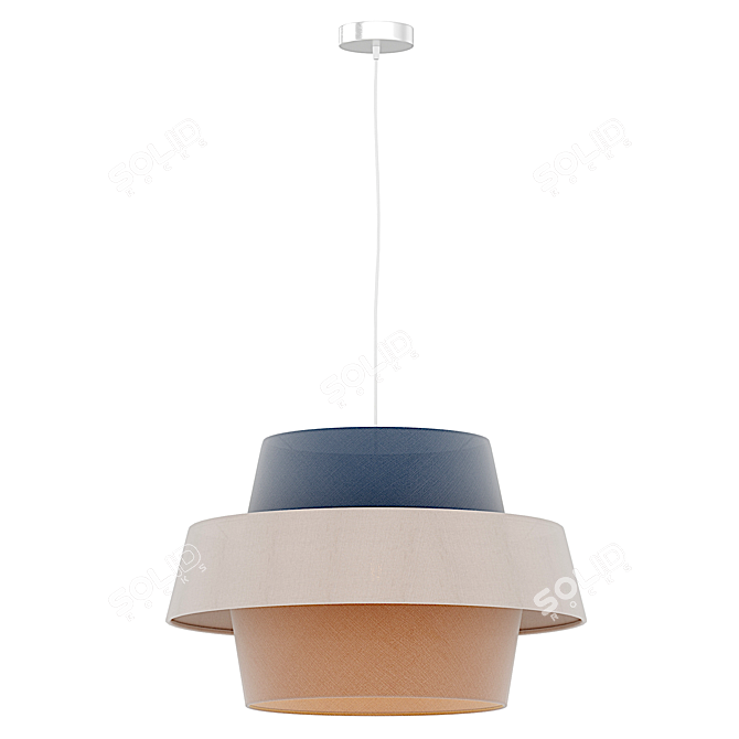 Modern Andromeda Hanging Light 3D model image 2