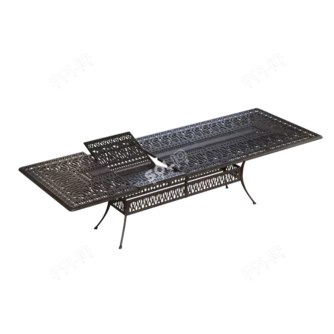 Classic Transformer Dining Table 3D model image 1