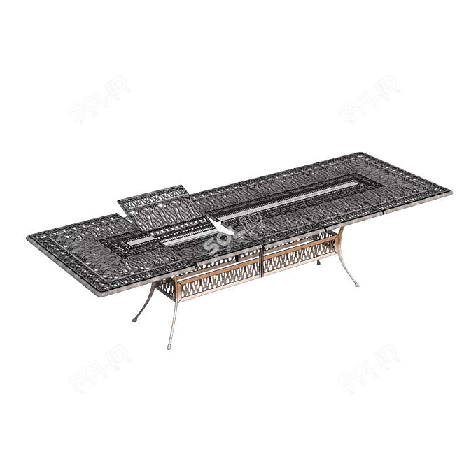 Classic Transformer Dining Table 3D model image 7