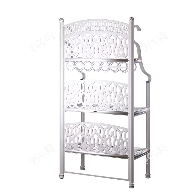 Outdoor Classic Aluminum Shelf 3D model image 4