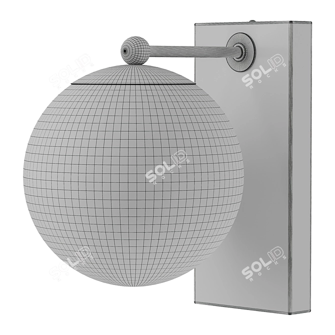 Modern Amaro Wall Light 3D model image 3