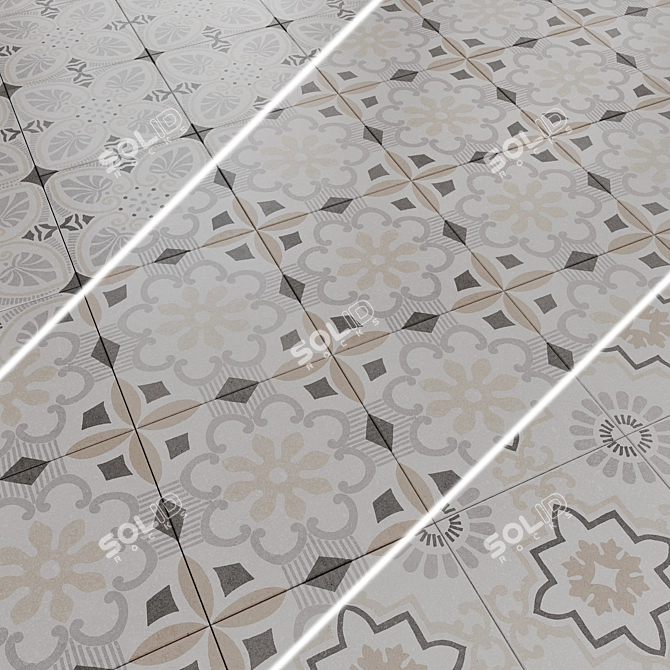 Equipe Micro Ceramic Tiles Collection 3D model image 4