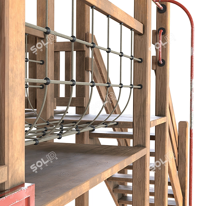 Classic Kids Playground 2015 3D model image 3