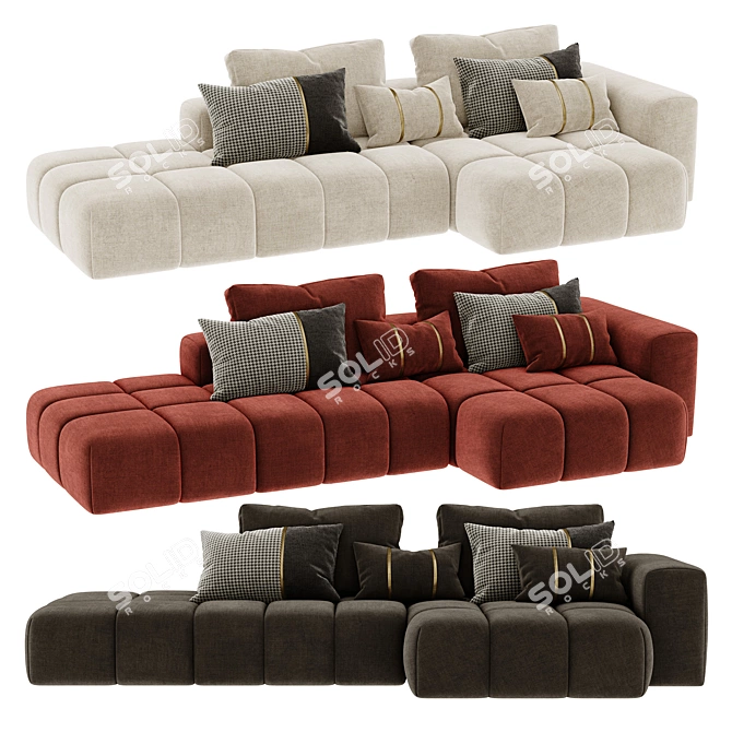 Modern Shamara Sofa - 2015 3D model image 1