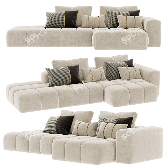 Modern Shamara Sofa - 2015 3D model image 2