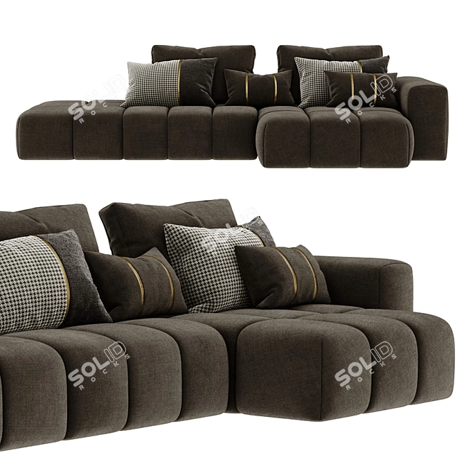 Modern Shamara Sofa - 2015 3D model image 4