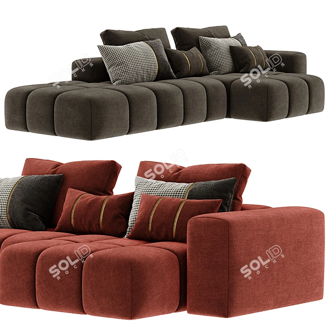 Modern Shamara Sofa - 2015 3D model image 5