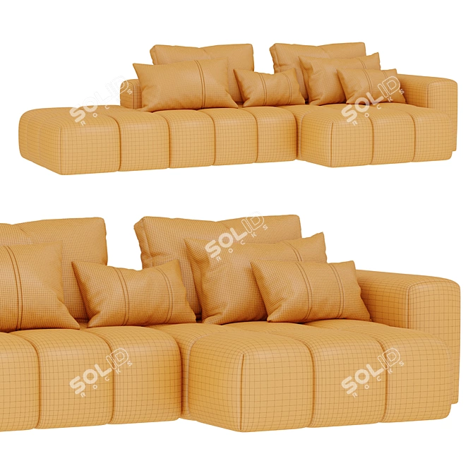 Modern Shamara Sofa - 2015 3D model image 6