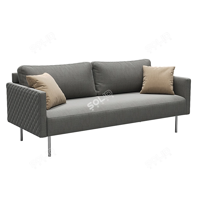 Modern Lisborn Sofa by Kaza 3D model image 2