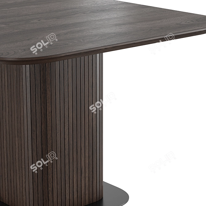 Modern Dining Table Glide Dantone 3D model image 5