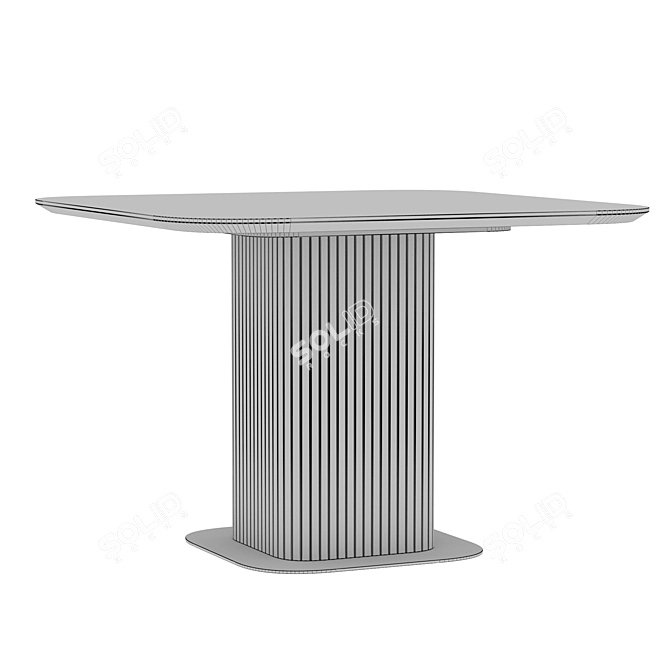 Modern Dining Table Glide Dantone 3D model image 7