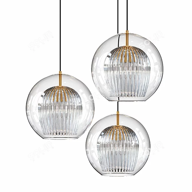 Modern Design Lamps - Lyse 3D model image 1