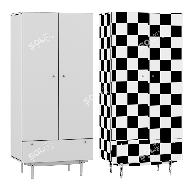 Orland 2 Wardrobe: Modern Style 3D model image 3