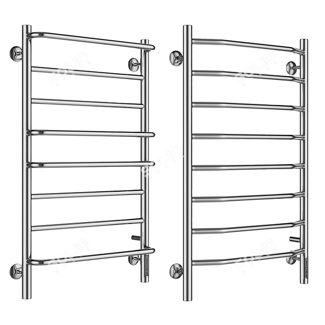 Terminus 4 Towel Warmer Set 3D model image 3