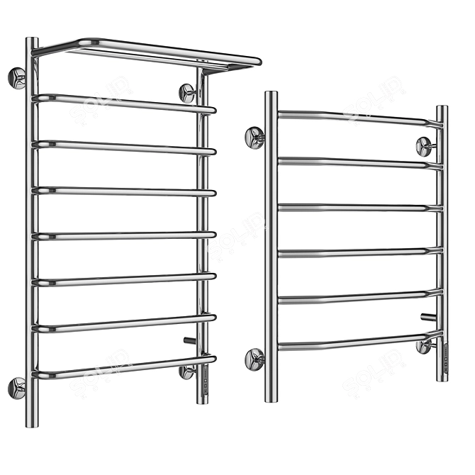 Terminus 4 Towel Warmer Set 3D model image 4