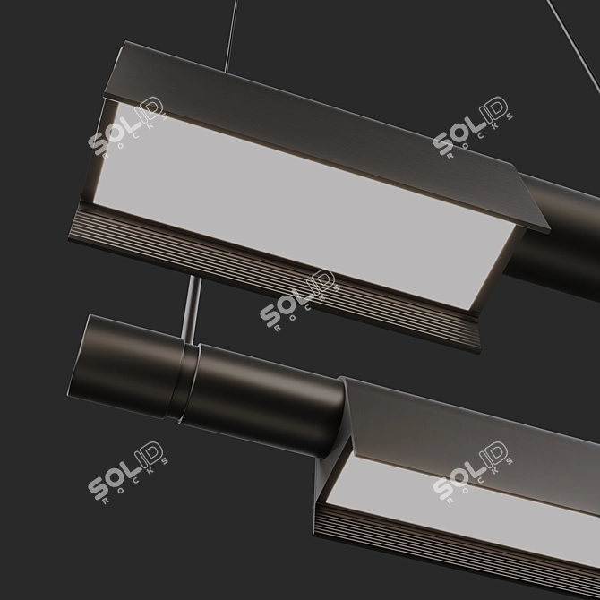 Modern Luceplan Compendium Suspension 3D model image 3