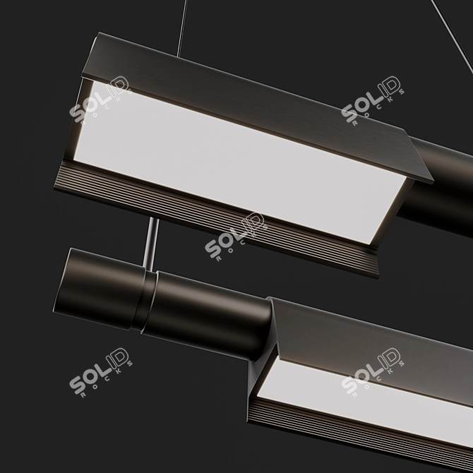 Modern Luceplan Compendium Suspension 3D model image 8
