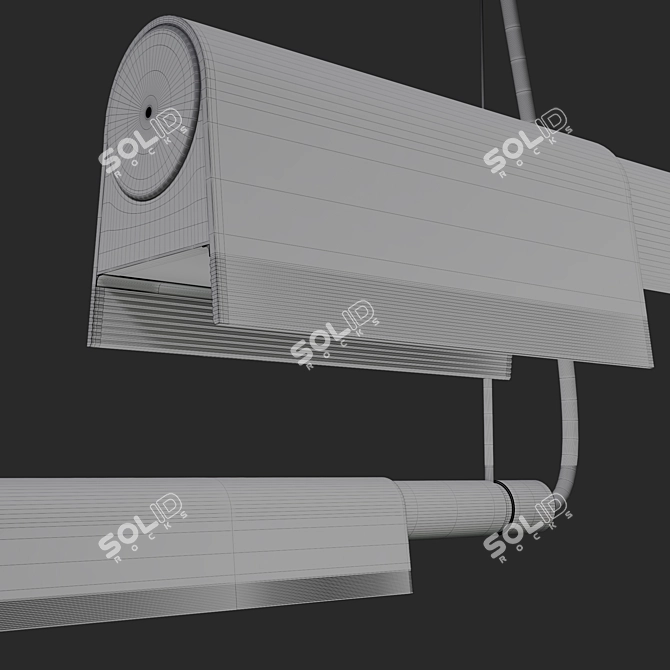 Modern Luceplan Compendium Suspension 3D model image 9