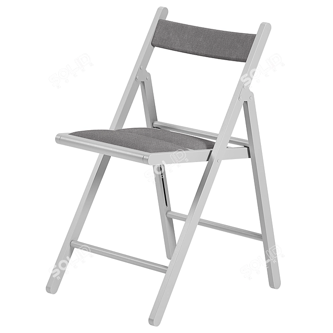 IKEA TERJE Folding Chair 430x780x490mm 3D model image 8