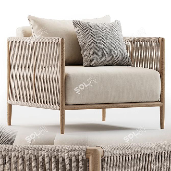 Maldives Lounge Chair 2017 Preview 3D model image 1