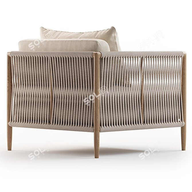 Maldives Lounge Chair 2017 Preview 3D model image 4