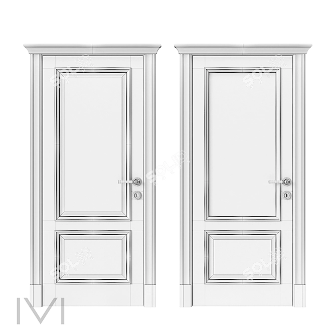 VIVOMOBILI Petersburg Series Interior Door 3D model image 4