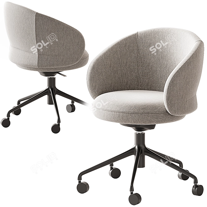 ErgoSwivel Mesh Office Chair 3D model image 1