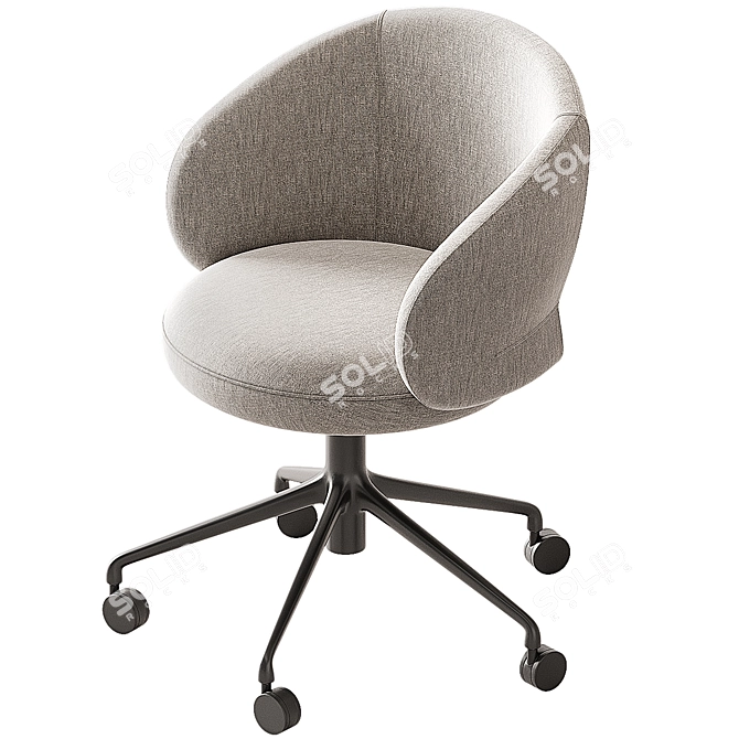 ErgoSwivel Mesh Office Chair 3D model image 2