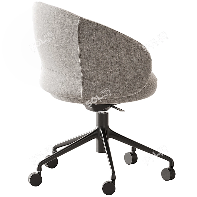 ErgoSwivel Mesh Office Chair 3D model image 4