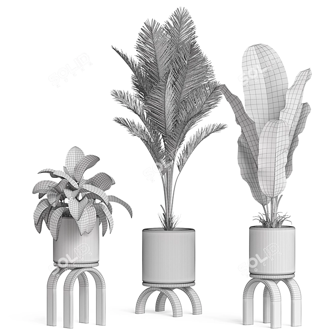 Botanical Beauties: 700990 Polygons 3D model image 4