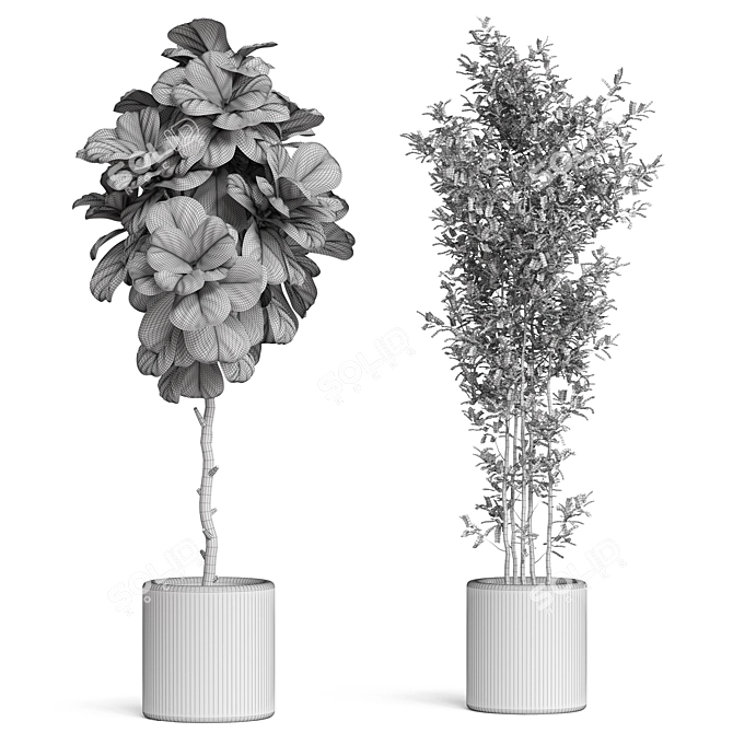 Botanical Beauties: 700990 Polygons 3D model image 5