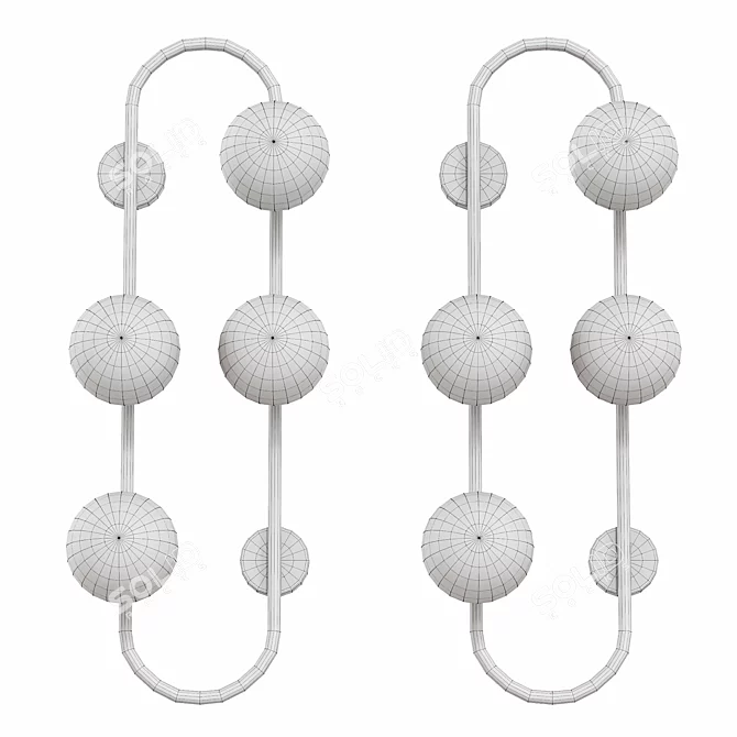 Modern LED Wall Sconce 3D model image 2