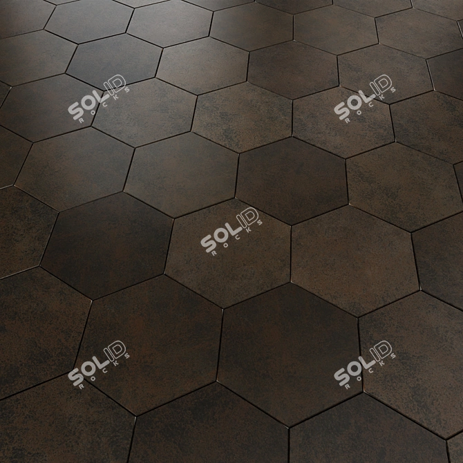 Equipe Oxide Ceramic Tiles Collection 3D model image 2