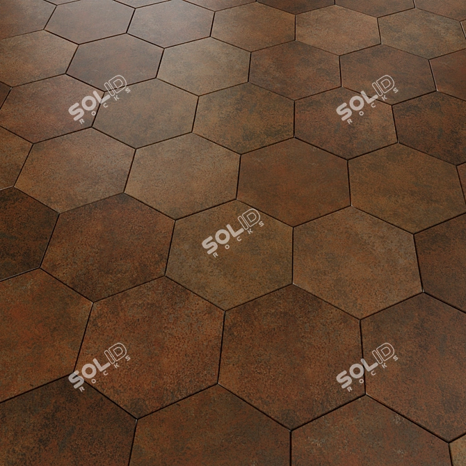 Equipe Oxide Ceramic Tiles Collection 3D model image 4