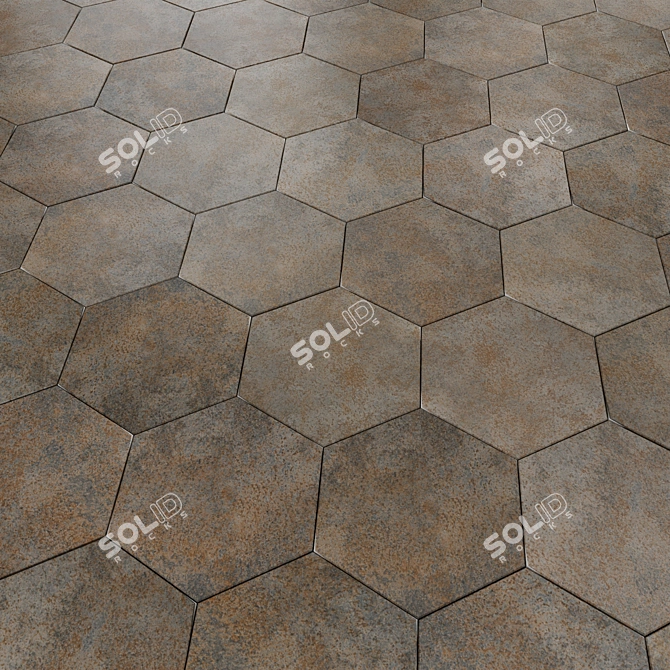 Equipe Oxide Ceramic Tiles Collection 3D model image 5