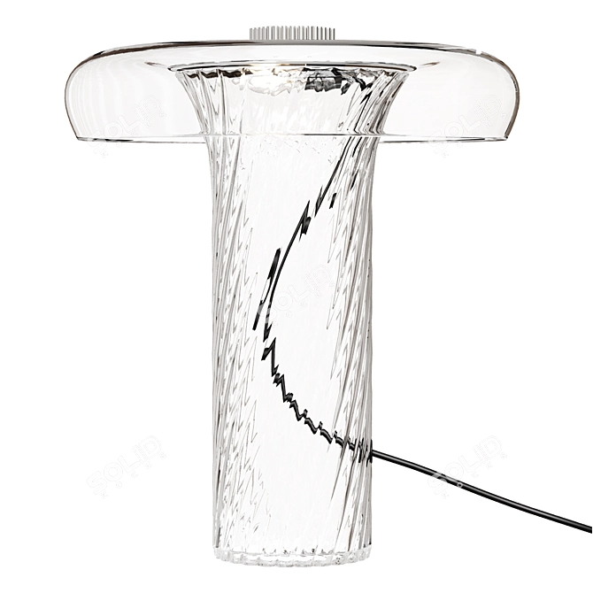 Elegant Stellar Table Lamp 3D model image 1