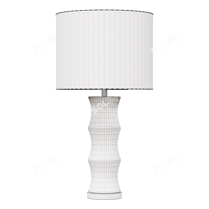 Ceramic Table Lamp - Elegant Lighting 3D model image 2