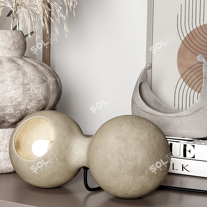 Elegant Decor Set for Interiors 3D model image 5