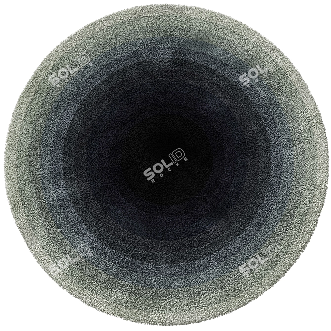  Plush Circle Rug 3D model image 3