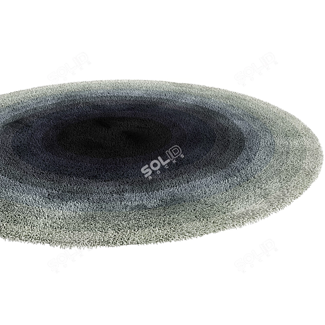  Plush Circle Rug 3D model image 4