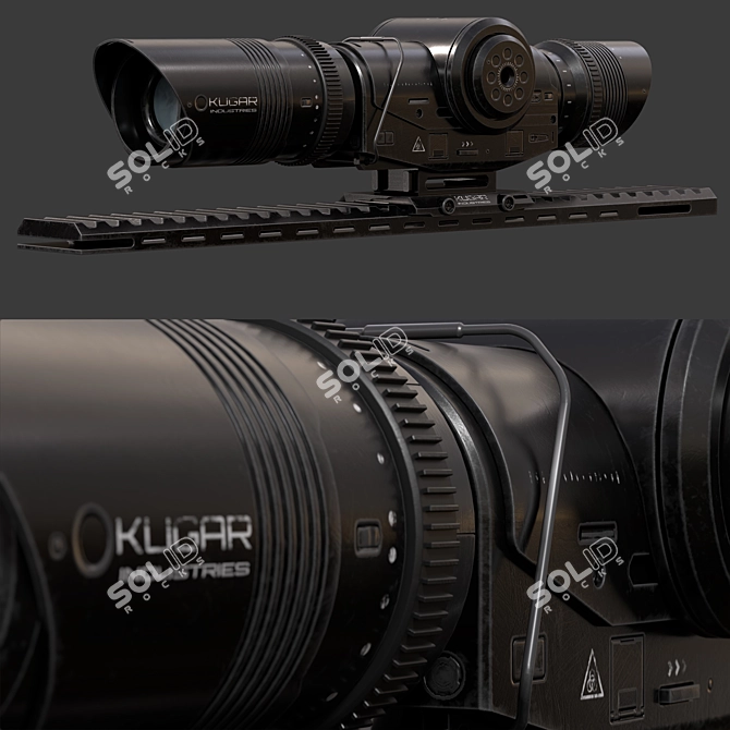 2016 Corona 3D Optical Sight 3D model image 2
