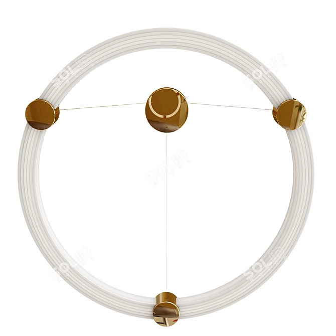 Elegant BRUNI Pendant Lighting Collection 3D model image 5