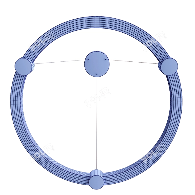 Elegant BRUNI Pendant Lighting Collection 3D model image 6