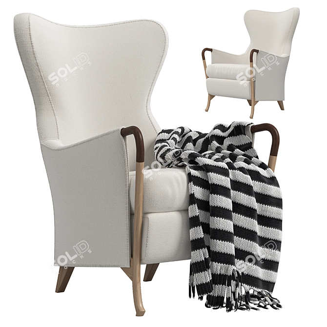 Luxury Giorgetti Armchair Design 2014 3D model image 1