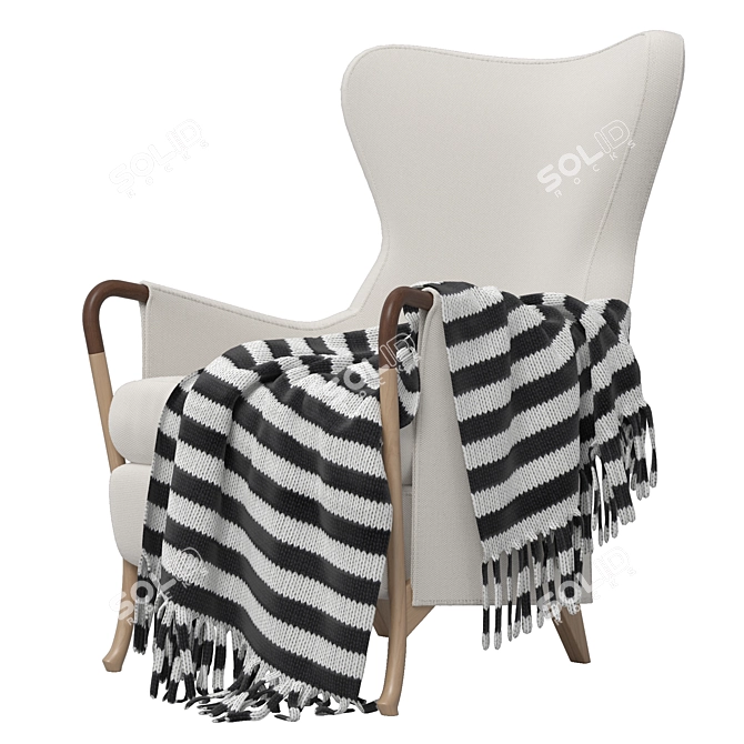 Luxury Giorgetti Armchair Design 2014 3D model image 2
