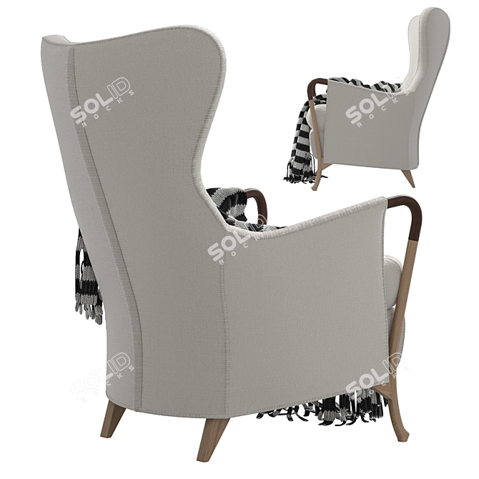 Luxury Giorgetti Armchair Design 2014 3D model image 3