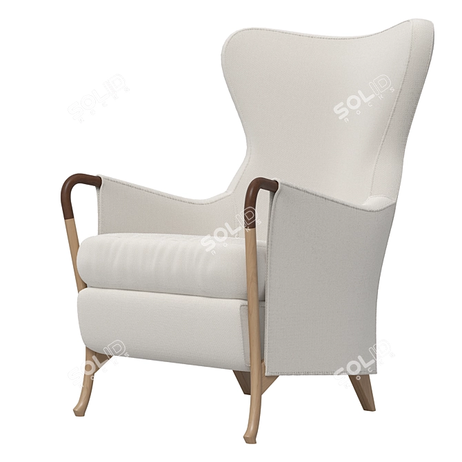 Luxury Giorgetti Armchair Design 2014 3D model image 4