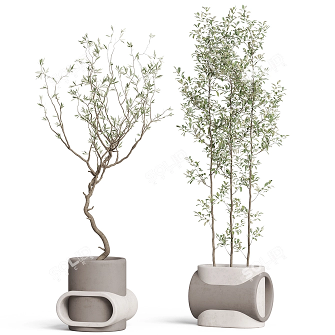 Luxury Flora Set 921 3D model image 3