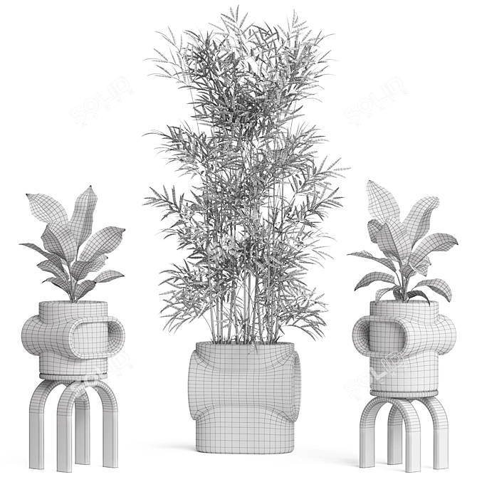 Luxury Flora Set 921 3D model image 4